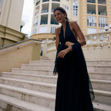 Puna Halter Dress - Midnight - Zandra Stone