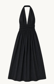Puna Halter Dress - Midnight - Zandra Stone