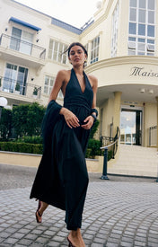 Puna Halter Dress - Midnight - Zandra Stone