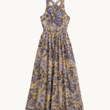 Raf Cross Back Maxi Dress - Zandra Stone