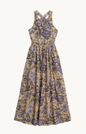 Raf Cross Back Maxi Dress - Zandra Stone