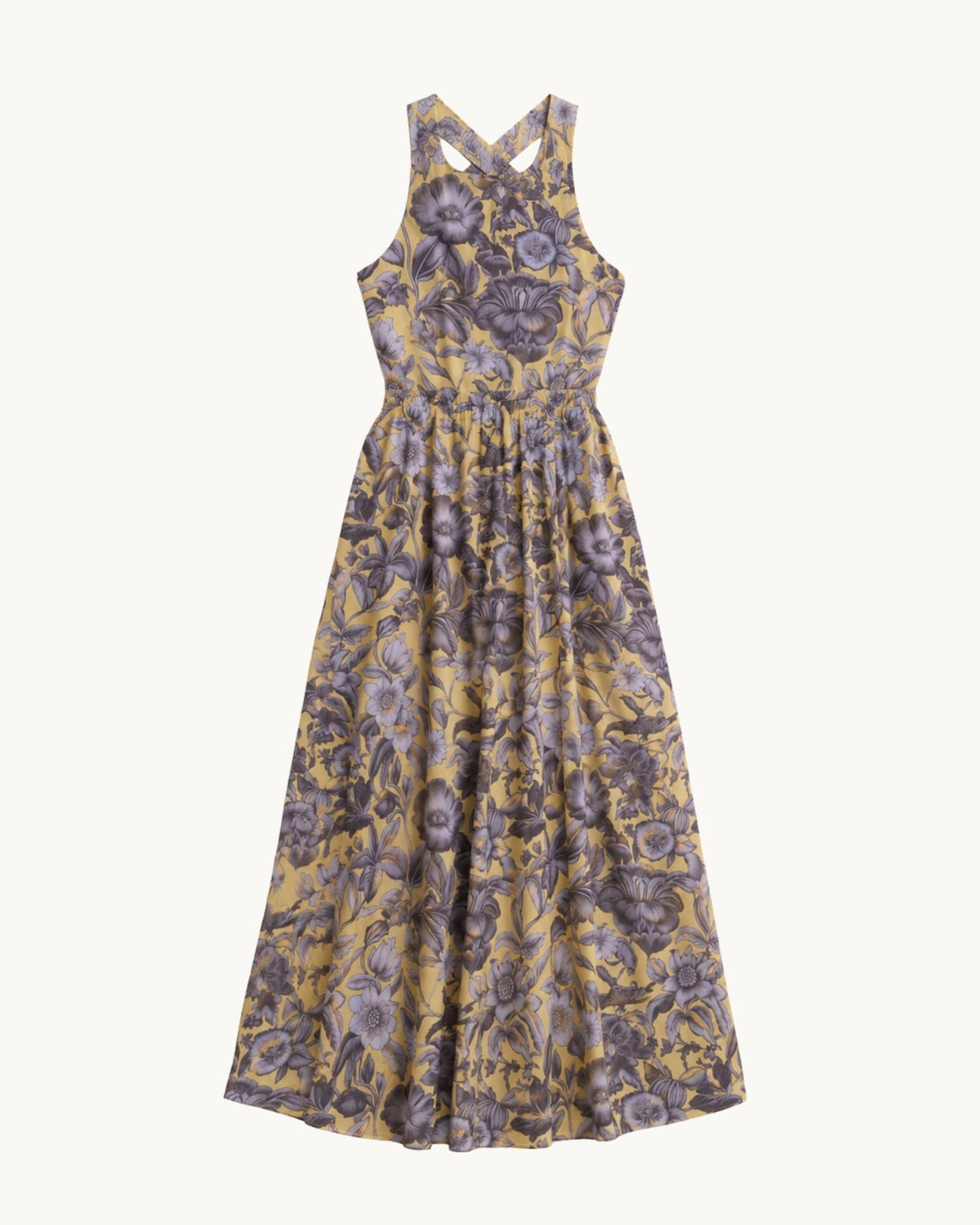 Raf Cross Back Maxi Dress - Zandra Stone