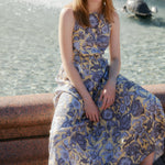 Raf Cross Back Maxi Dress - Zandra Stone