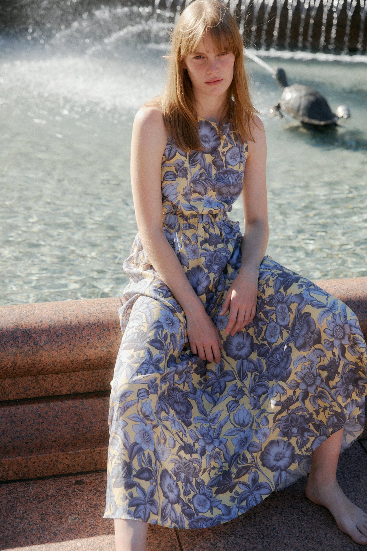 Raf Cross Back Maxi Dress - Zandra Stone