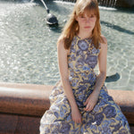Raf Cross Back Maxi Dress - Zandra Stone