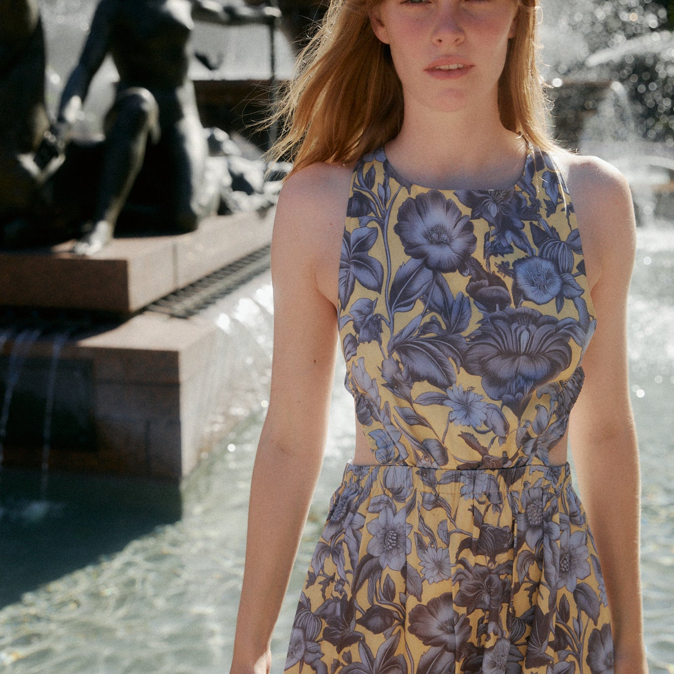 Raf Cross Back Maxi Dress - Zandra Stone