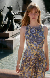 Raf Cross Back Maxi Dress - Zandra Stone