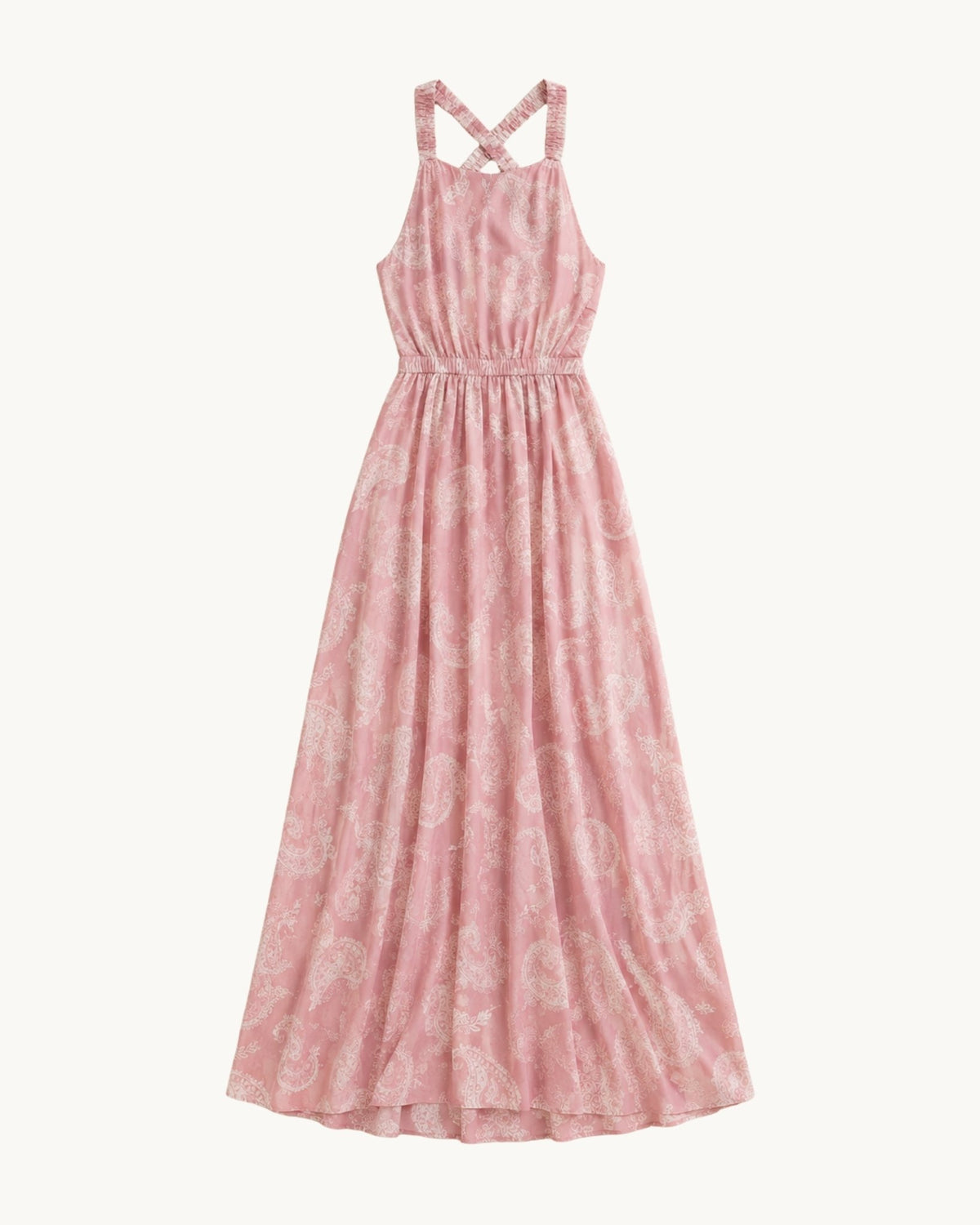 Raf Cross Back Maxi Dress - Limited Edition Paisley Print - Zandra Stone