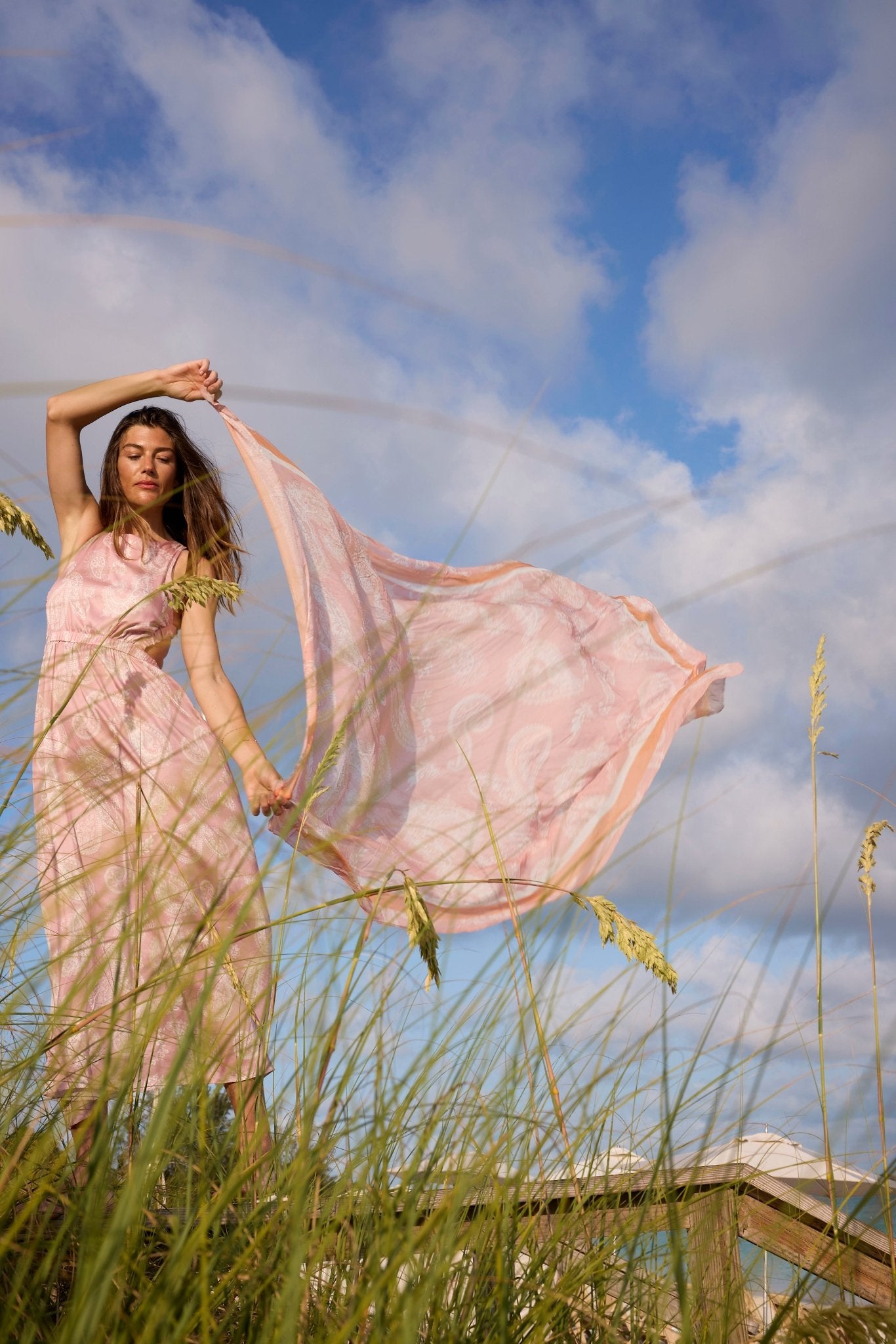 Raf Cross Back Maxi Dress - Limited Edition Paisley Print - Zandra Stone