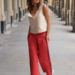 Riley Stripe Pant - Zandra Stone
