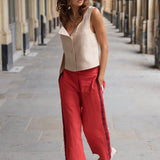 Riley Stripe Pant - Zandra Stone