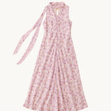 Rivi Neck Scarf Maxi Dress - Zandra Stone
