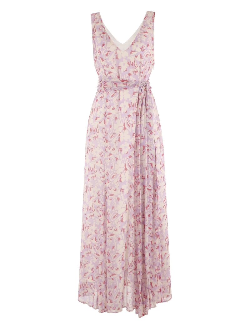 Rivi Neck Scarf Maxi Dress - Zandra Stone
