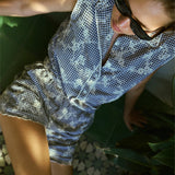 Scallop Shorts - Black/White Gingham - Zandra Stone