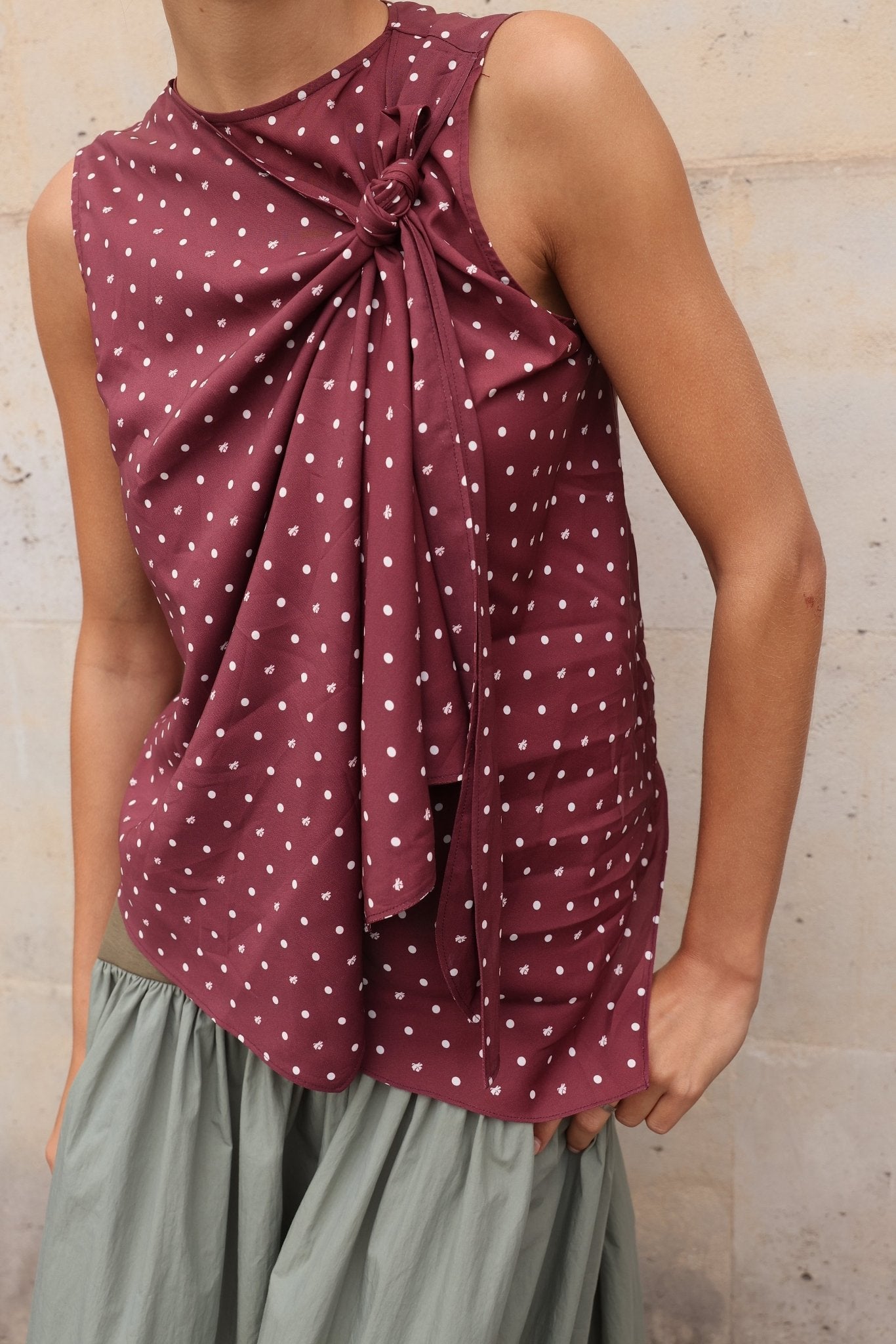 Scarlett Scarf Top - Zandra Stone
