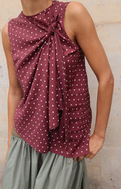 Scarlett Scarf Top - Zandra Stone