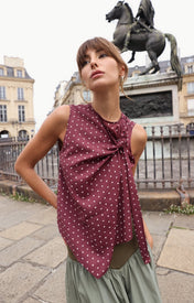 Scarlett Scarf Top - Zandra Stone