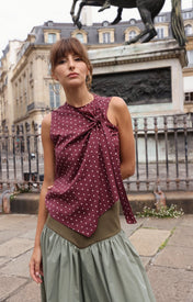 Scarlett Scarf Top - Zandra Stone