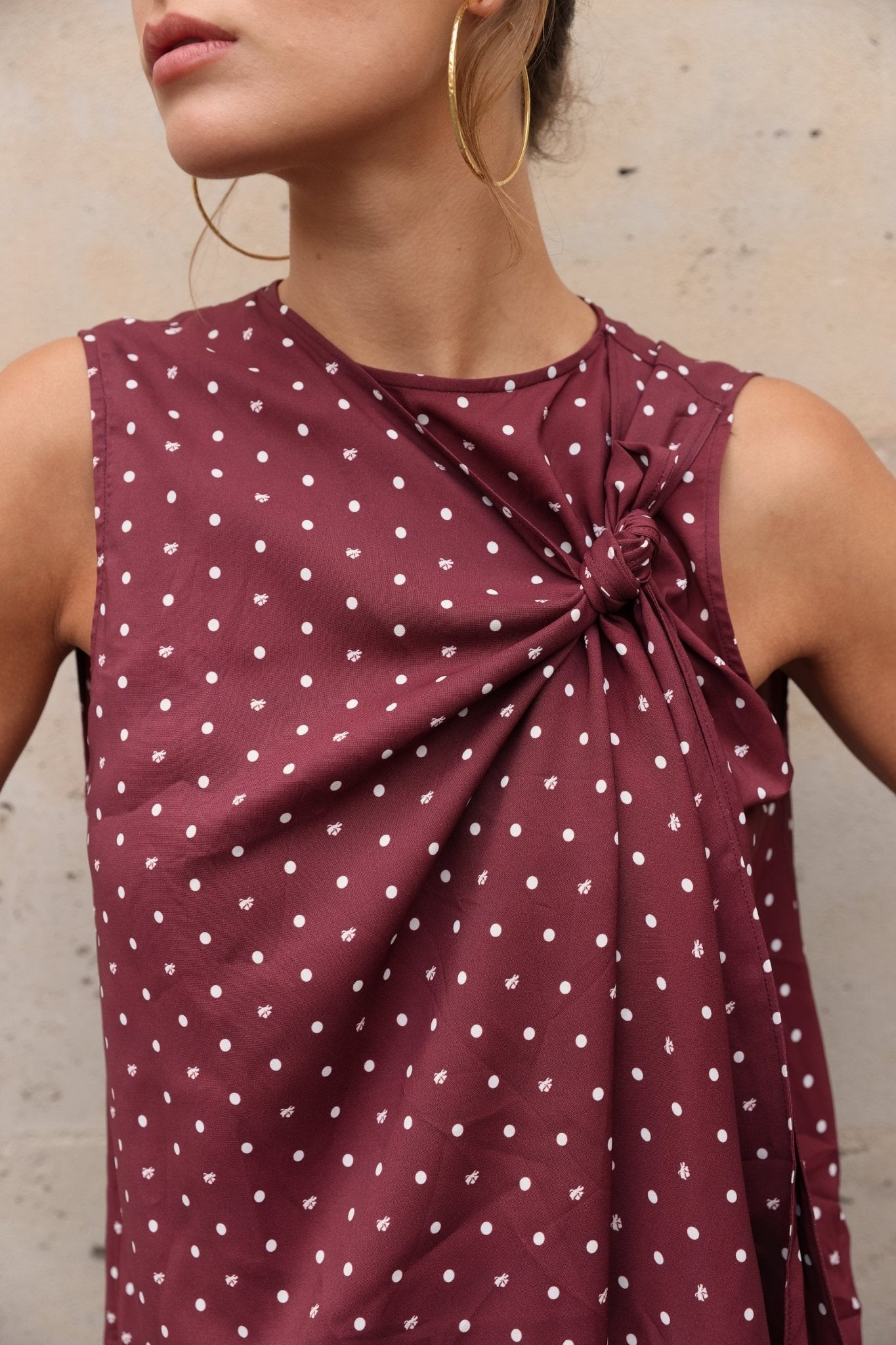 Scarlett Scarf Top - Zandra Stone