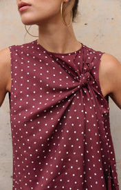 Scarlett Scarf Top - Zandra Stone