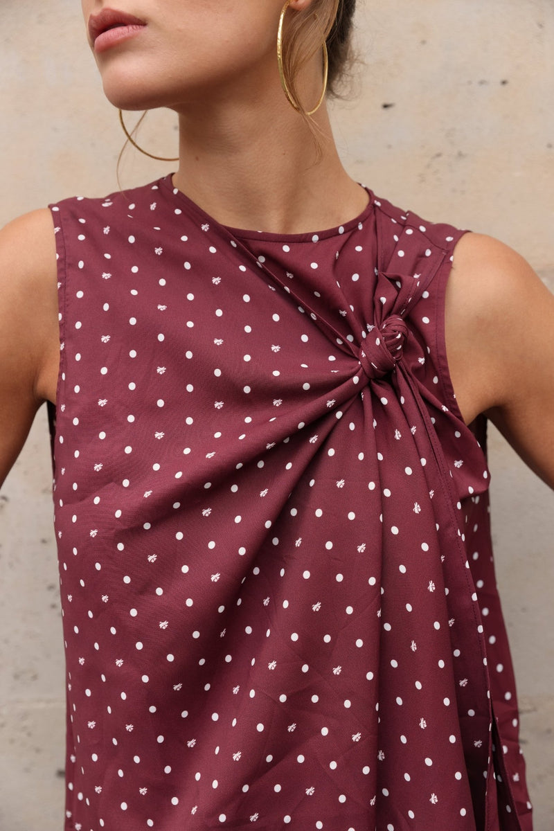 Scarlett Scarf Top - Zandra Stone