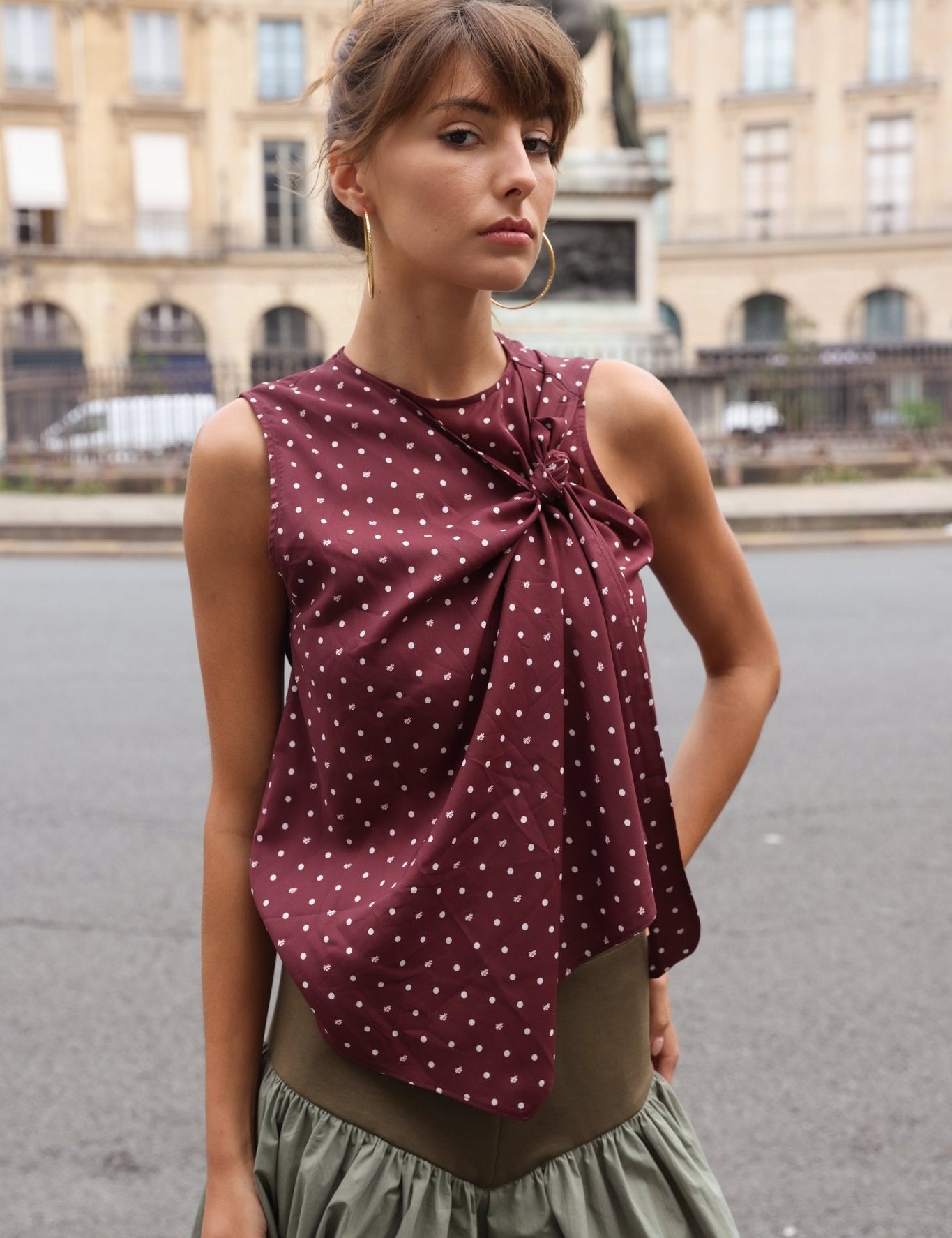 Scarlett Scarf Top - Zandra Stone