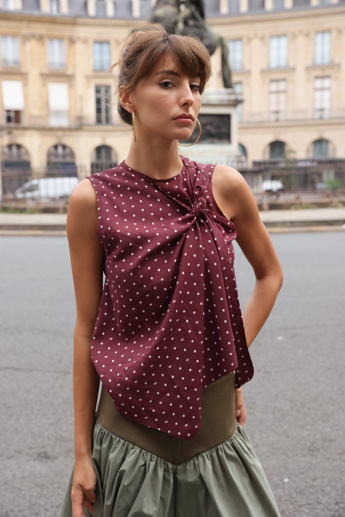 Scarlett Scarf Top - Zandra Stone