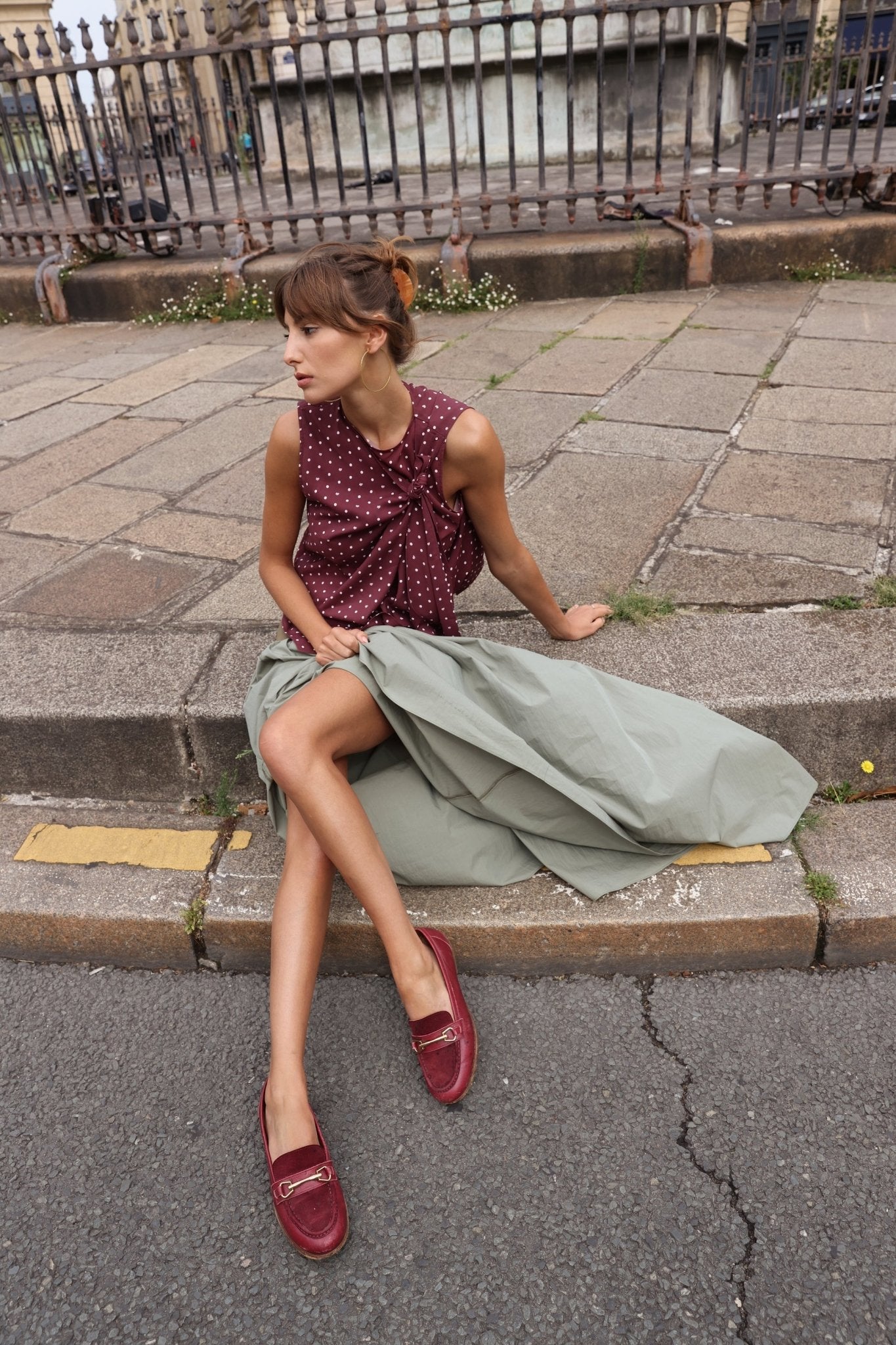 Scarlett Scarf Top - Zandra Stone
