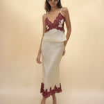 Strobe Lace Spaghetti Top - Zandra Stone