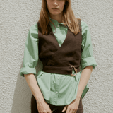 Tulle Wrap Vest - Zandra Stone