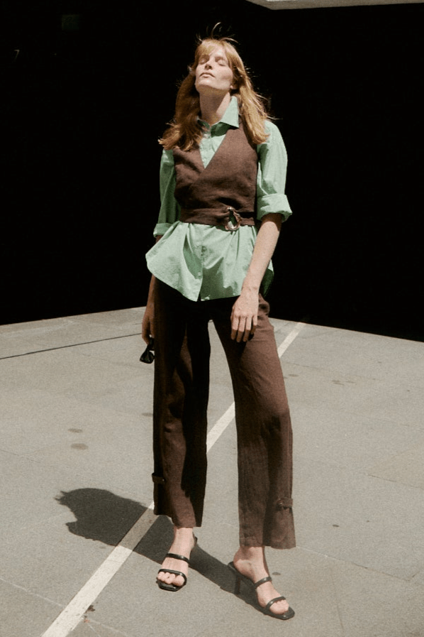 Tulle Wrap Vest - Zandra Stone