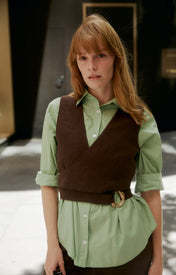 Tulle Wrap Vest - Zandra Stone