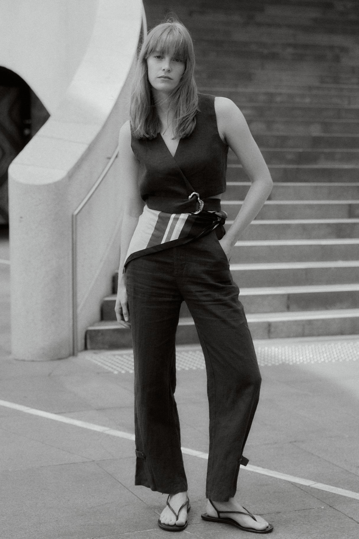 Tulle Wrap Vest - Zandra Stone