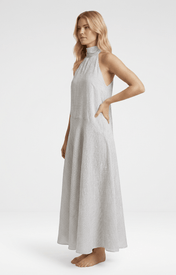 Victoria Dress - Black & White - Zandra Stone