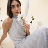 Victoria Dress - Black & White - Zandra Stone