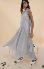 Victoria Dress - Black & White - Zandra Stone