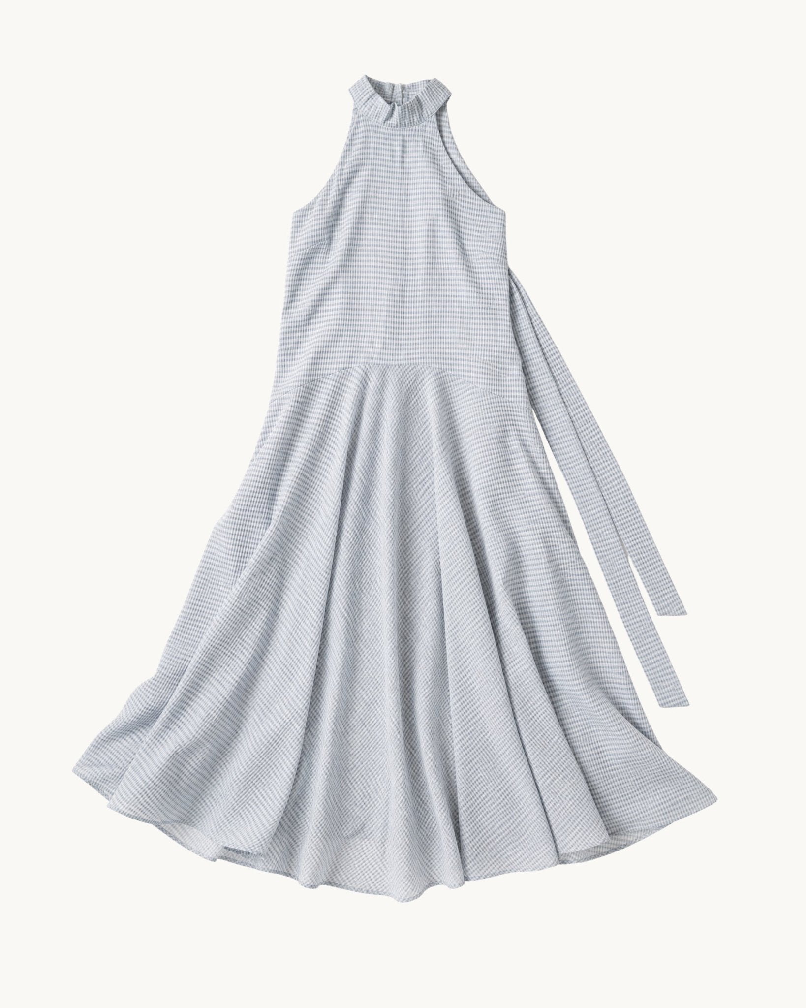 Victoria Dress - Snow plaid - Zandra Stone