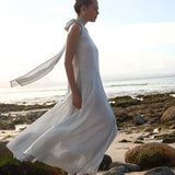 Victoria Dress - Snow plaid - Zandra Stone