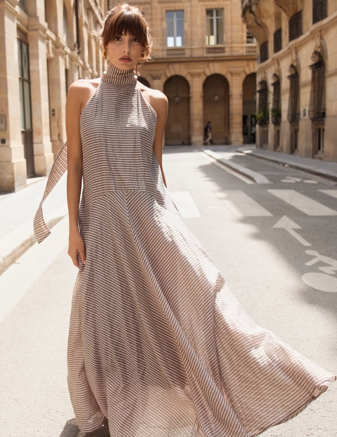 Victoria Halter Dress - Plaid - Zandra Stone