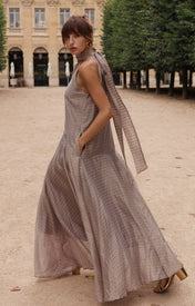 Victoria Halter Dress - Plaid - Zandra Stone