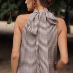 Victoria Halter Dress - Plaid - Zandra Stone
