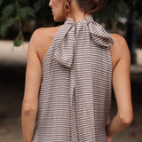 Victoria Halter Dress - Plaid - Zandra Stone