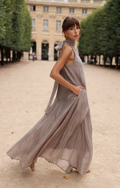 Victoria Halter Dress - Plaid - Zandra Stone